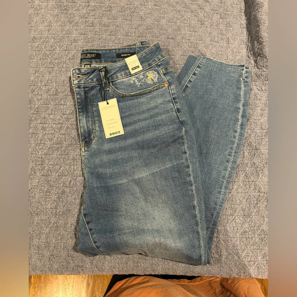 Judy Blue Skinny Blue Jeans Vintage Wash